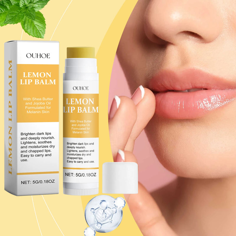 Bálsamo Labial de Limão e Gengibre com Cúrcuma