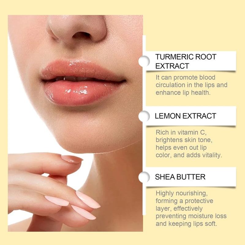Bálsamo Labial de Limão e Gengibre com Cúrcuma
