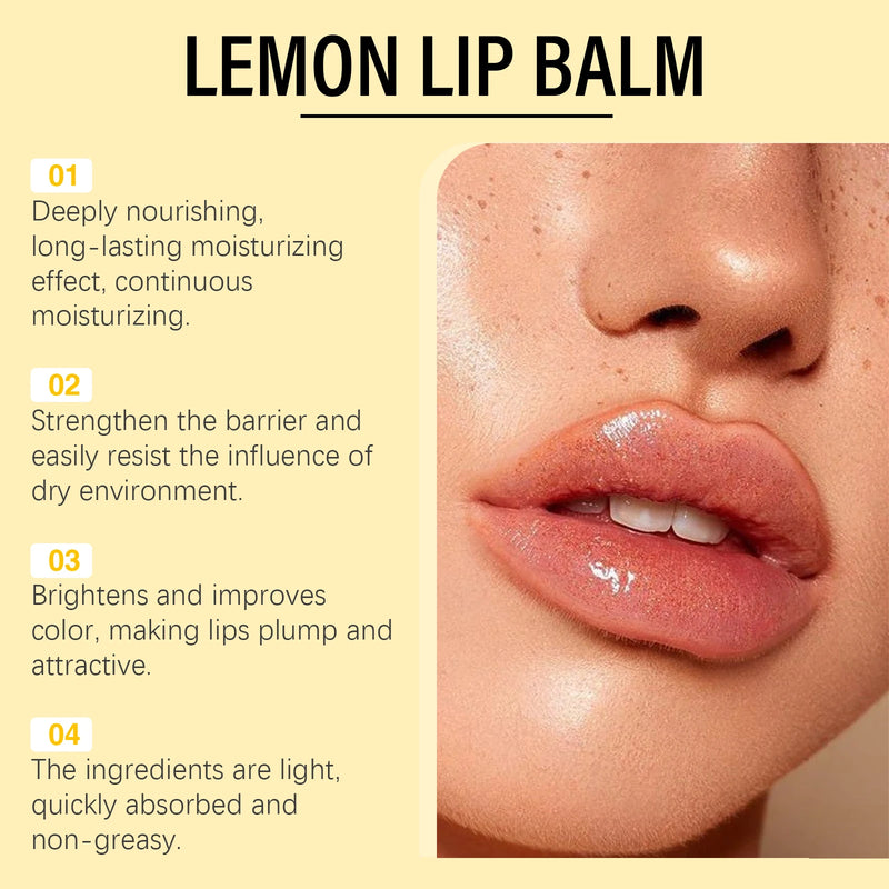 Bálsamo Labial de Limão e Gengibre com Cúrcuma