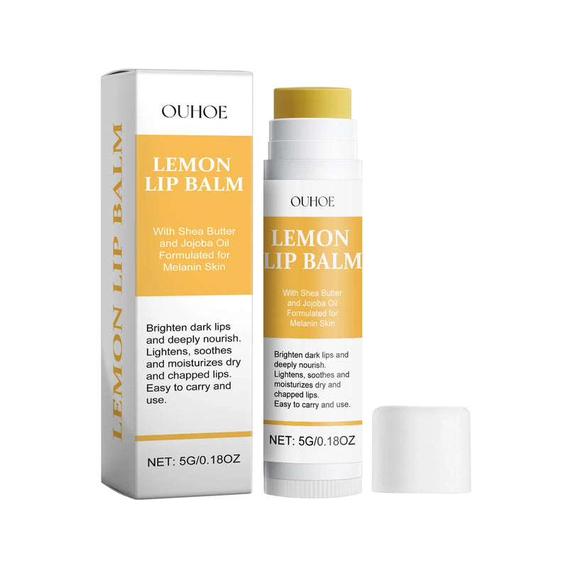 Bálsamo Labial de Limão e Gengibre com Cúrcuma