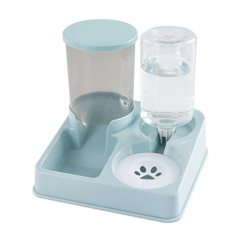 Alimentador Automático para Gatos com Bebedouro – Conjunto 2 em 1